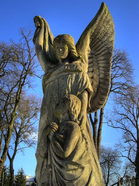 guardian angel statue for cemetery